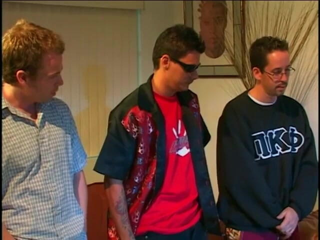 Wild Suckers: Three hot cock hunks get a sexy blowjob from a...