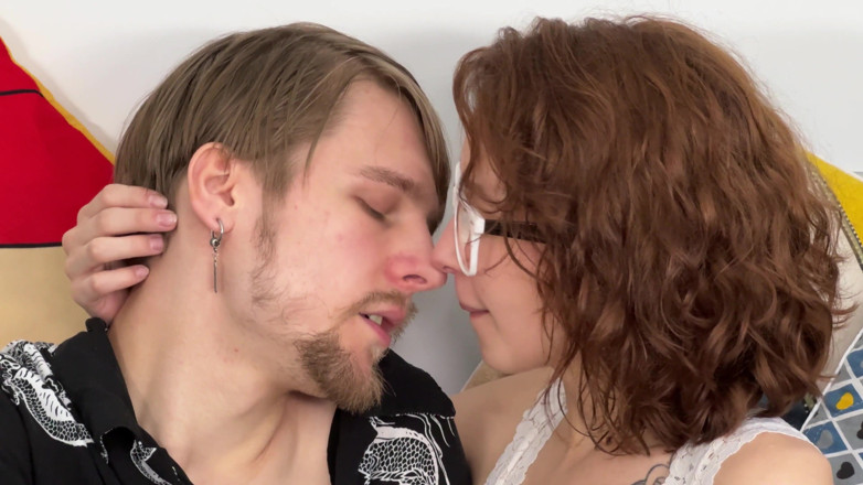 Dirty fantasy: Small Teen with Glasses Fucked by Her Stepbrother
