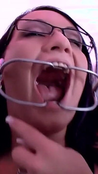 Beautiful Amateur Brunette Masturbates Her Pussy with Fingers and Vibrator