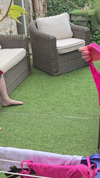 His Stepmother Hangs Out the Laundry He Grabs Her and Makes Her Squirt