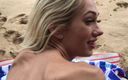 ATK Girlfriends: Virtueller urlaub - Sky pierce genießt den strand