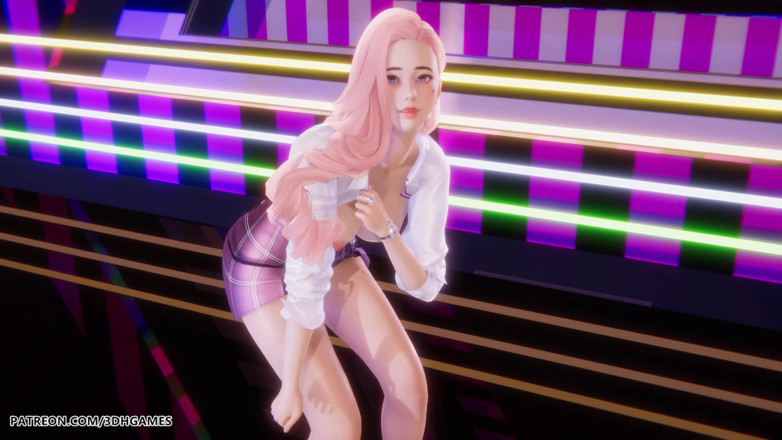 3D-Hentai Games: Newjeans - Asap - Serafine sexig striptease