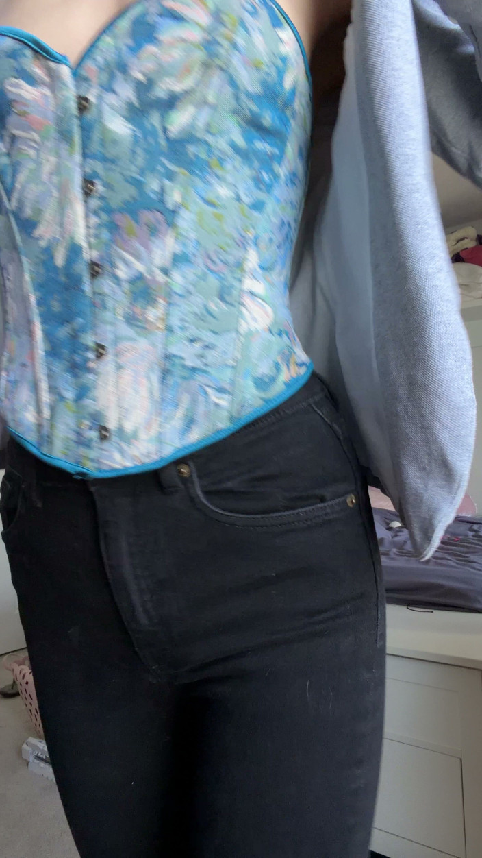 Ms_Emmy_Lynn: Sfw Corset Jeans Sexy Business Outfit