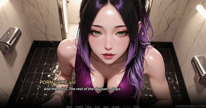 Porn game 4 u: Zamkla dveře koupelny a okamžitě spadla na kolena - Do průmyslu - # 3 -...