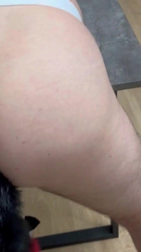 Big Dildo for Tight Guy's Ass