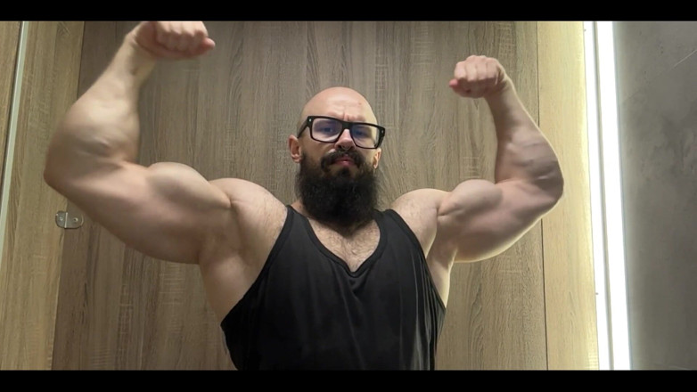 Mister Stone: Enjoy the View of My Thick Meaty Biceps Bouncing in...