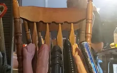 Orgie de gangbang avec un gros gode avec fin explosive ! Partie 1