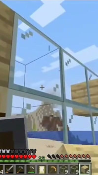 สร้างครั้งแรกใน Minecraft