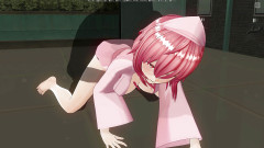 H3DC: 3D HENTAI: ošukaná růžová kundička zezadu