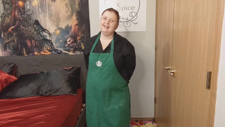 Sin Spice by Sophia Sinclair and Jasper Spice: Starbucks önlük striptiz