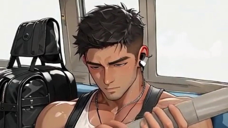 Real narrated fantasy Hentai: Přátelé mají gay orgie v hotelu v Latinské Americe. Hentai...