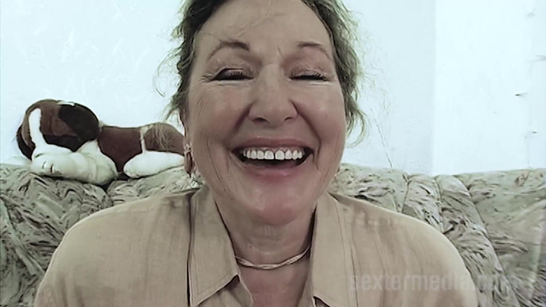 Petty by Sextermedia: granny is horny for stiff cum cock