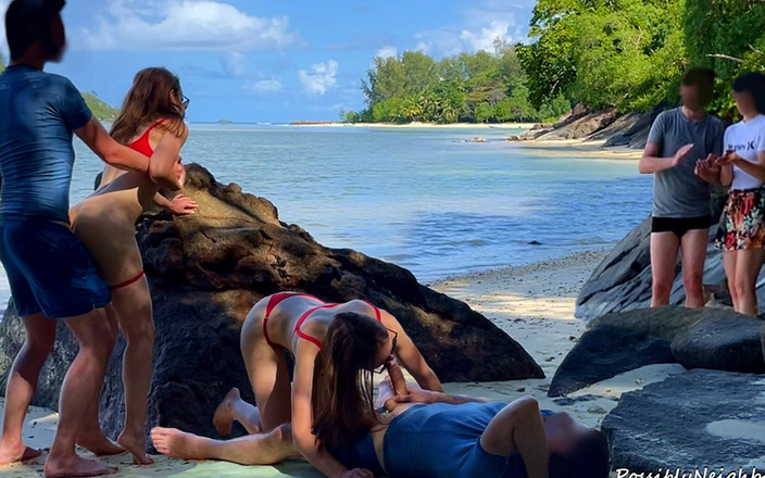 Neighbours Girl: Lost in paradise - beccato a scopare su una spiaggia solitaria