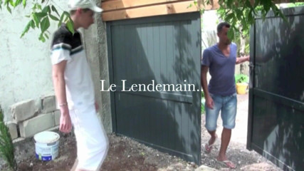 French dudes with big cocks: Romant Ik a Tony šukají v exhib garedne