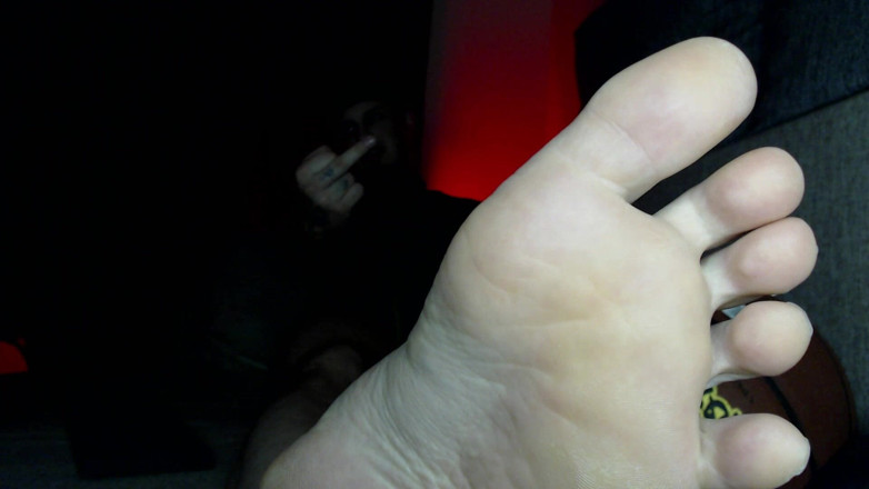 Hunky time: Feet of the Alpha Male