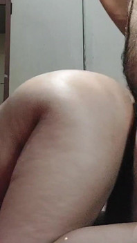 Šukání mého super velkého zadku přítele na všech 4