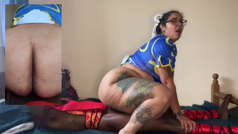 Zozonicoco: BBW Chun Li Fucks BBC Ermac &amp; Gets a Cum Facial