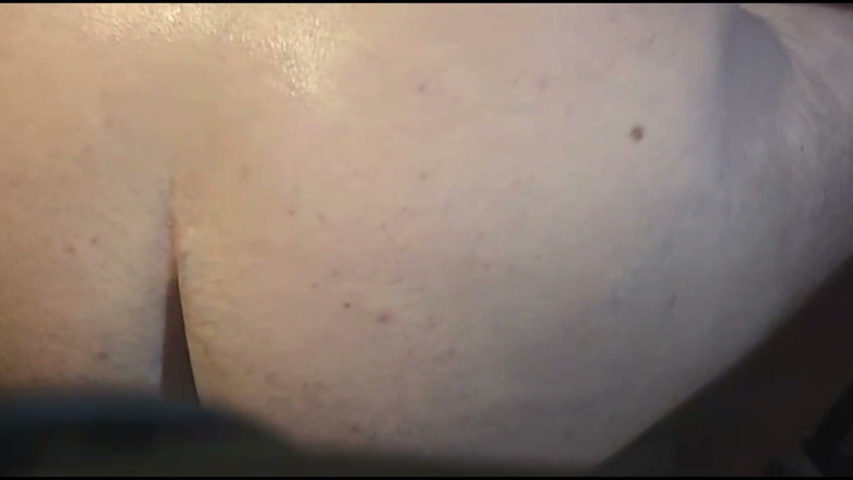 FacelessBeardedBooBoo: Fat Dude Fucks His Ass with Dildo