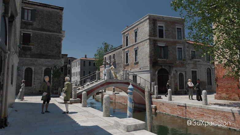 3dxpassion: Seksi Barones, Venedik'te Lüks Bir Odada Casanova ile Tutkulu Seks...