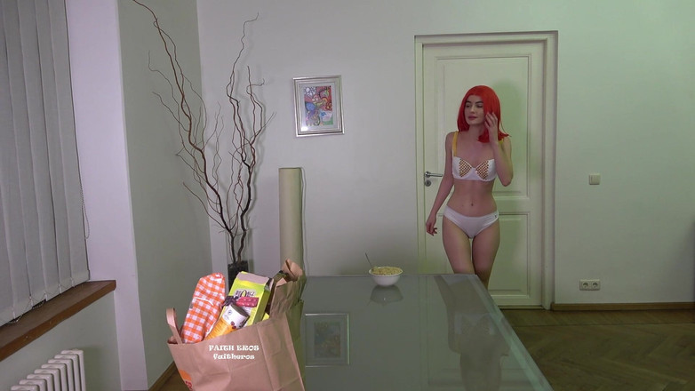 Faith Eros: Mie basah dalam seluar dalam putih pereka saya