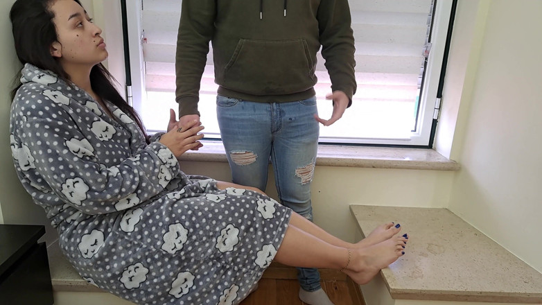 Miss Squirting: Stepmother comforts her stepson after a bad day