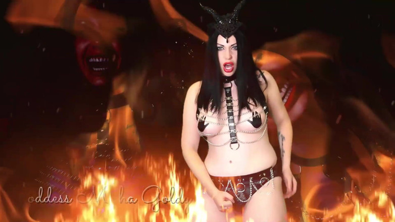 Goddess Misha Goldy: Dapatkan orgasme terakhir dan awak untuk demon awak! Executrix - Fantasi...