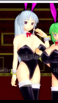 Girl Beats Hero 3 0,05 Bunny Girls