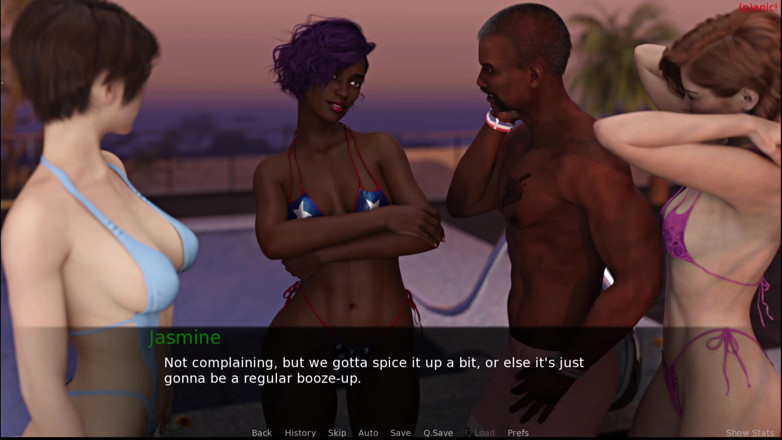 Johannes Gaming: Ekspres nanas 12 Julia Love creampie mereka mempunyai parti kolam yang...