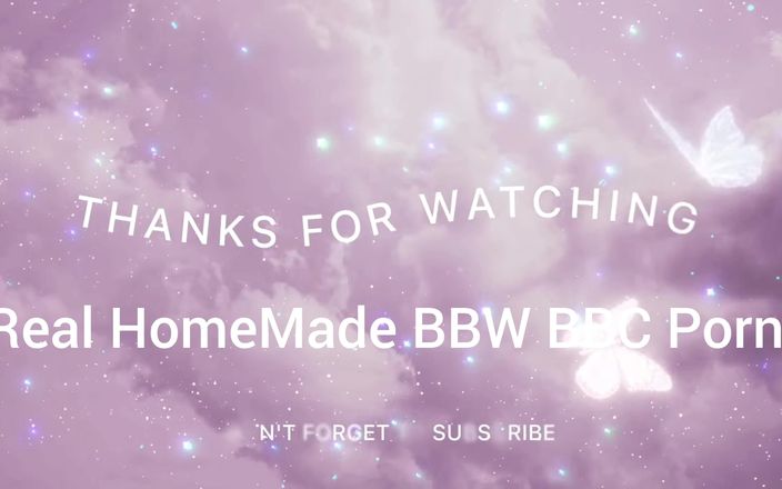 Real homemade BBW BBC porn: Большой черный член и толстушка Mutaul мастурбирует