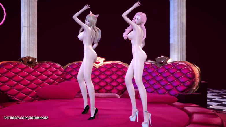 3D-Hentai Games: [MMD] Chaness - SeSeSe sexy nackter tanz Ahri Seraphine Liga der...