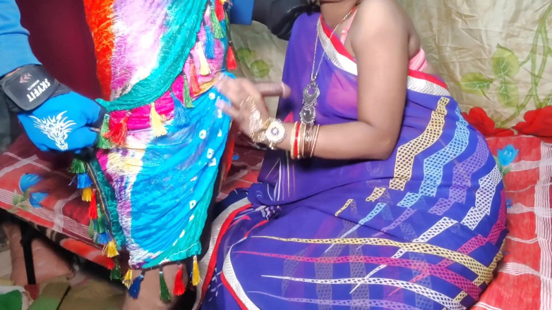 Desi step mom: Mucama ama de casa se queda dueño folla