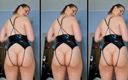 Melody Fluffington: Underbara T-flicka slampor ut med enorm dildo ~ hård anal, gap,...