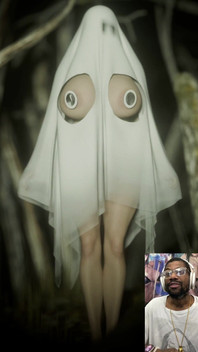 This Halloween Ghost Meme Waifu Teases Her Thicc Breasts for You to Cum