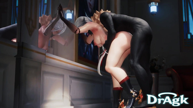 DrAgk: Arlecchino की हिलिसुर्ल द्वारा गांड और चेहरे की चुदाई - genshin प्रभाव 3डी एनीमेशन अंतरजातीय सेक्स