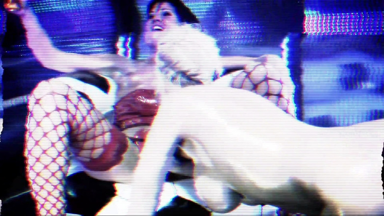 A Lesbian World: Playful whores make their bodies full of oil before fucking