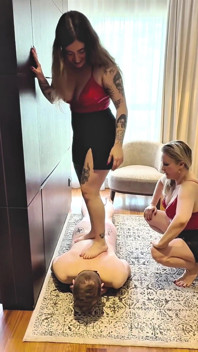 Foot Humiliation Double Trampling