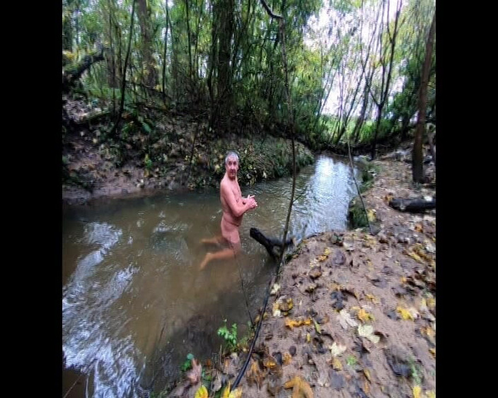 Andy: Naked in the Stream