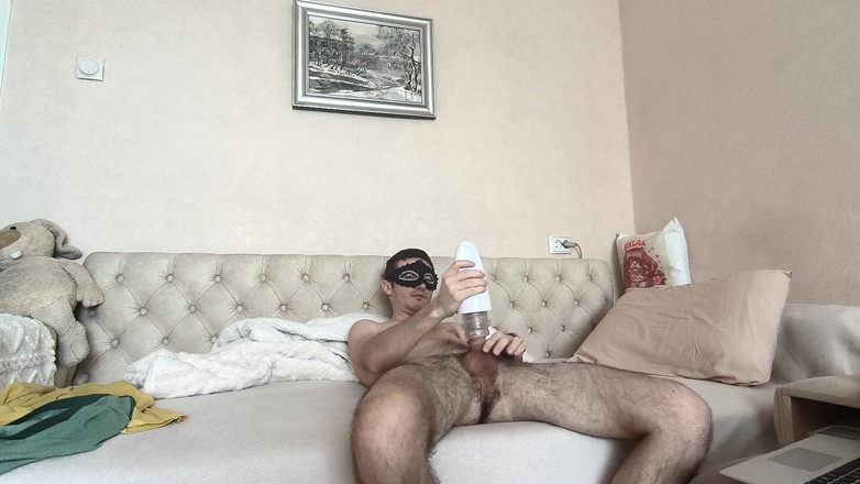webcamboy98: Testowanie masturbatora obrotowego