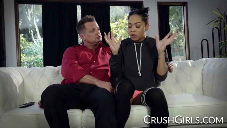 Crush Girls: Crush girls - Honey Gold lets her stepfather pound her little...