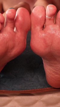 Hot Sissy Teasing with Her Beautiful Feet