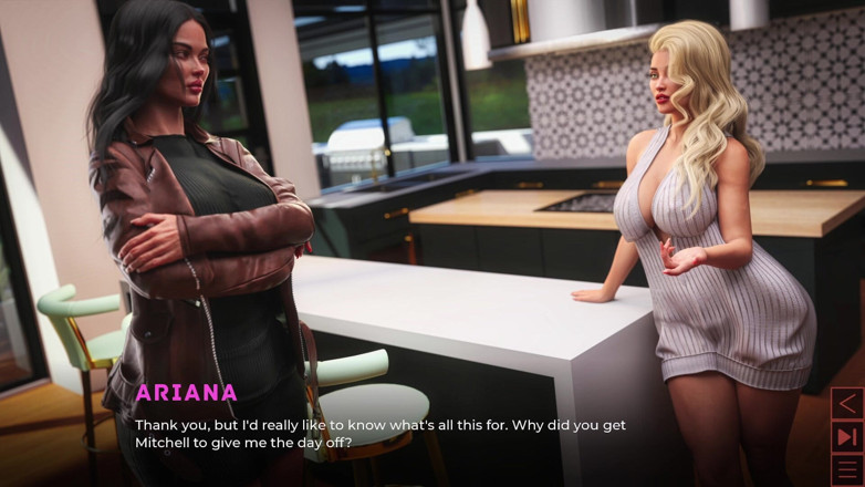 Hotgame Studio X: MILF Ariana - Horny and Begs for More as Stepson's Massage...