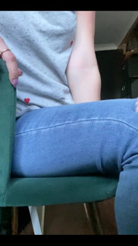 Wriggling in My Day Jeans and No Knickers