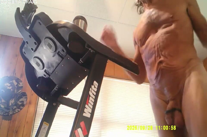 COBRA CRAIG: 9-28-26 Naked Tread Mill Cobra Talks Time and Getting Older.