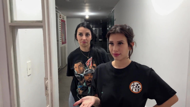 Katty Blake: Lesbian Tomboy Threesome End up Eating a Big White Ass