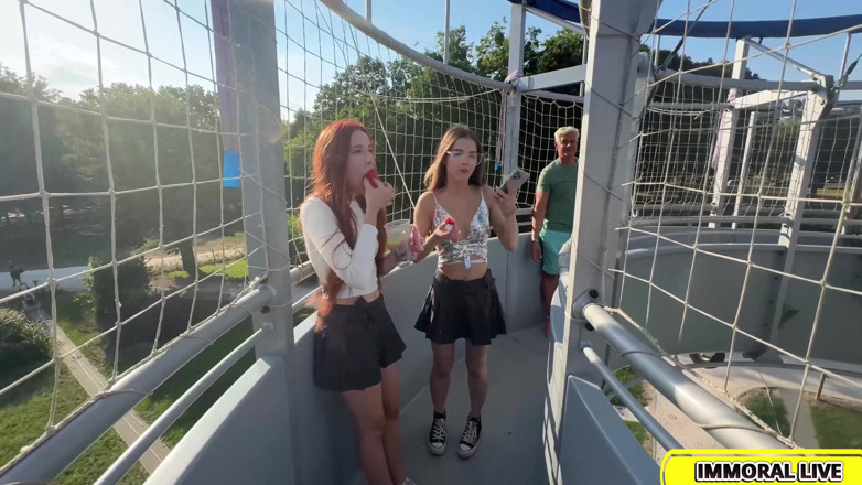 Immoral Live: POV čtyřka po jízdě na lodi s Miou Mia a Megan...