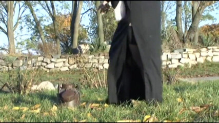 Fetish Desire: Hot nun fingering her pussy has a hard anal fuck