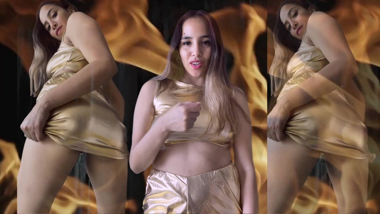 Goddess Alexa femdom: Hřích pro tvého zlatého boha