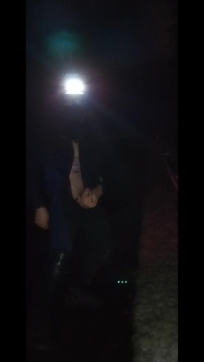 kickerscooter: Noční jezdec winter