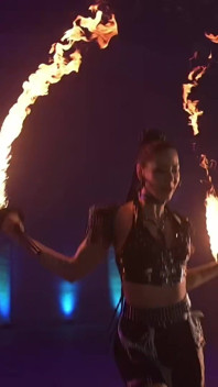 Fire Perfomance by Cara Croft
