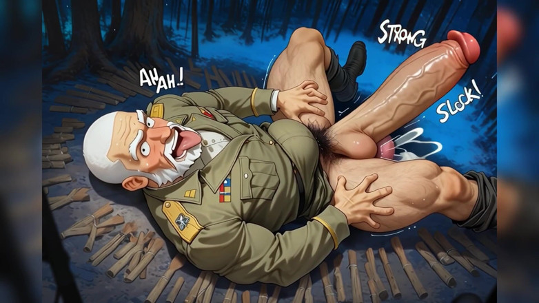 Gayming: Riesiger schwanz, alter mann, arschfick